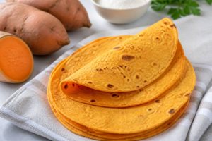 Sweet potatoes tortillas: a healthy homemade recipe for everyday meals
