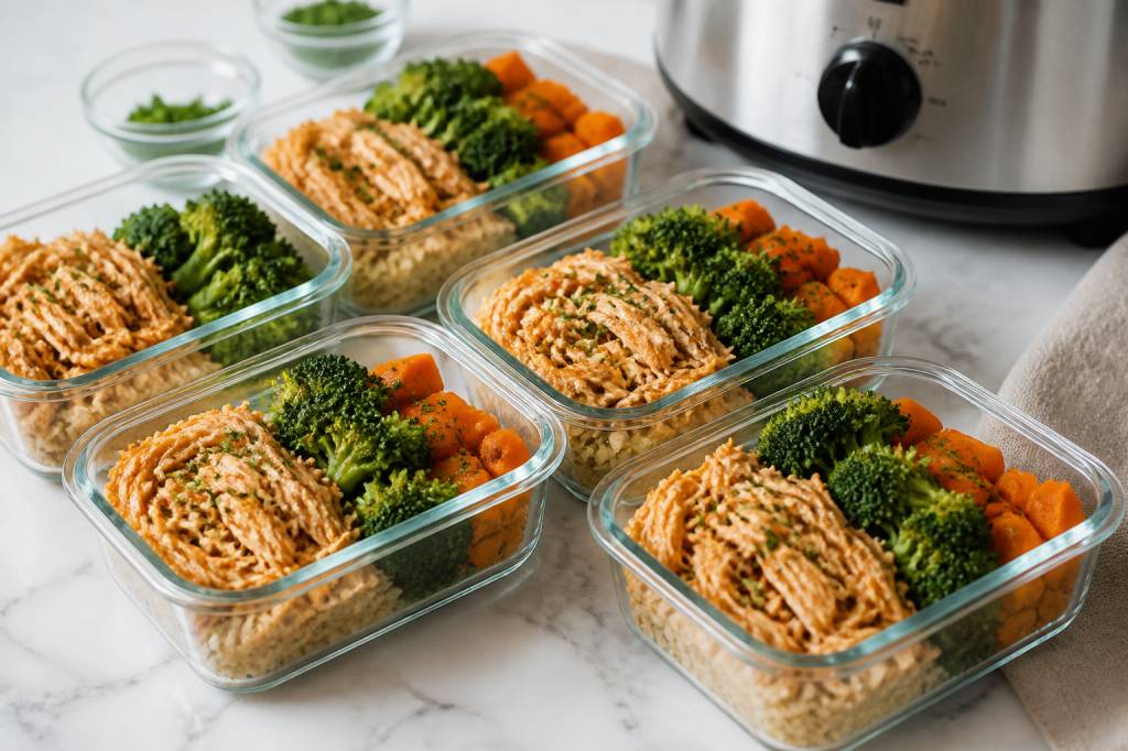 Slow cooker chicken meal prep: healthy recipes for easy weekly meals